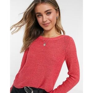 Only Geena Knit Sweater Size Medium In‎ Pink